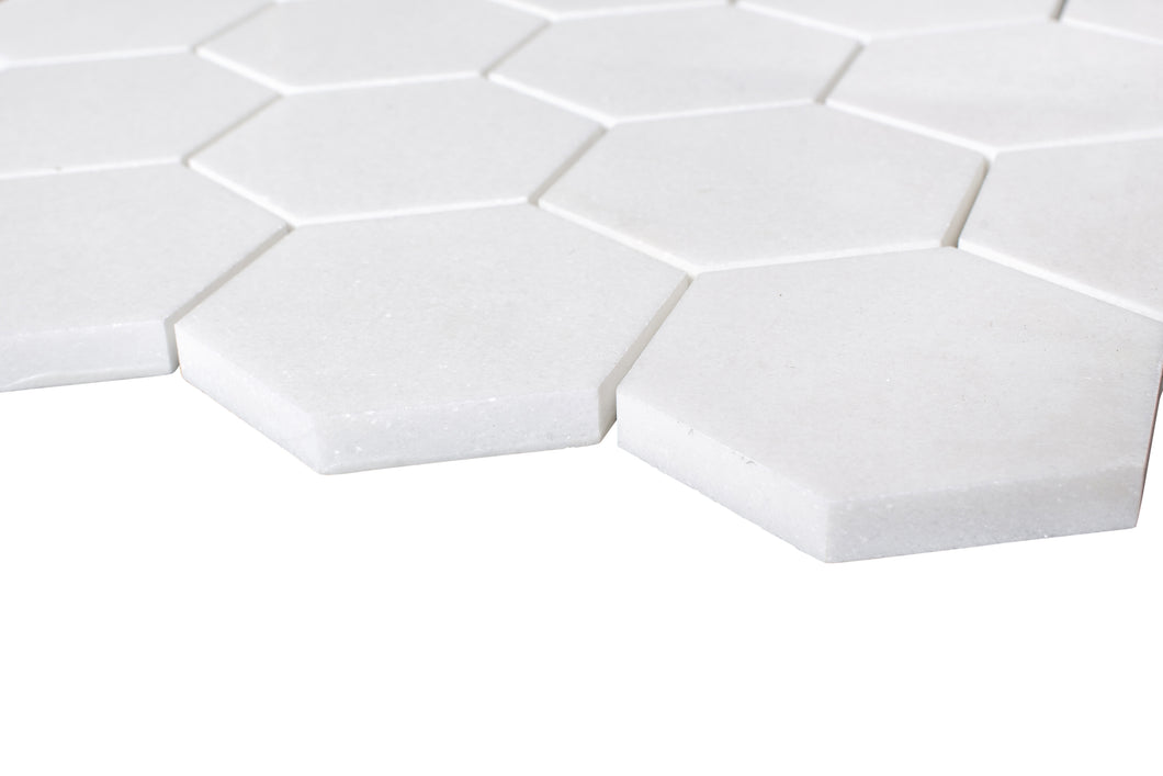 Arabascato Hexagon Mosaic  2x2